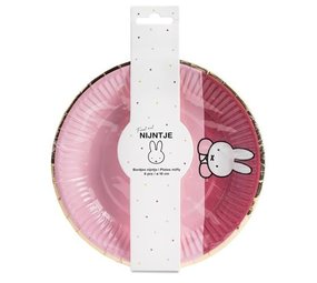 Teller Miffy Baby Pink 18 cm | 8 Stücke Teller Miffy Baby Pink 18 cm | 8 Stücke
