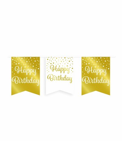 Slinger Happy Birthday White/Gold | 6m Slinger Happy Birthday White/Gold | 6m