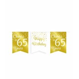 Slinger Jubel auf 65 Jahre weiß/Gold | 6m Slinger Jubel auf 65 Jahre weiß/Gold | 6m