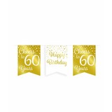 Slinger Cheers to 60 years wit/goud | 6m Slinger Cheers to 60 years wit/goud | 6m
