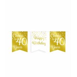 Slinger Cheers to 40 years wit/goud | 6m Slinger Cheers to 40 years wit/goud | 6m