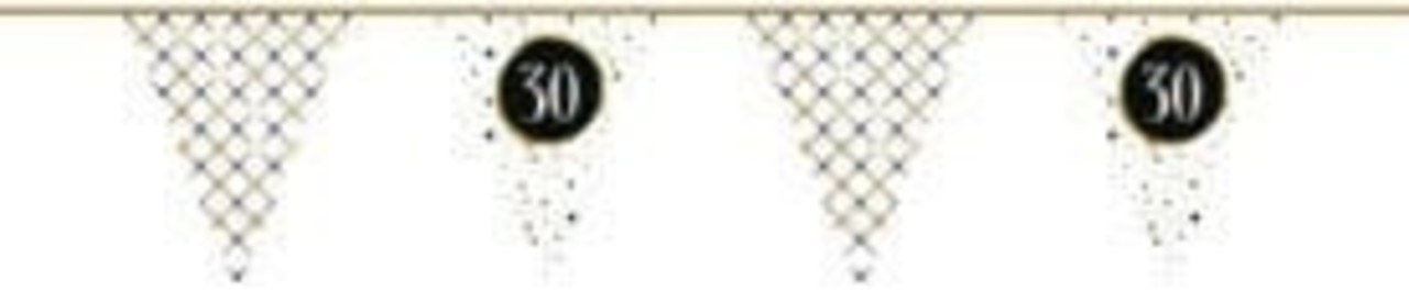 Flag -Linie Singer 30 Jahre Festliches Goldpapier | 6 mtr