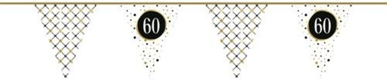 Drapeau Line Slinger Document d'or festif de 60 ans | 6 m Drapeau Line Slinger Document d'or festif de 60 ans | 6 m
