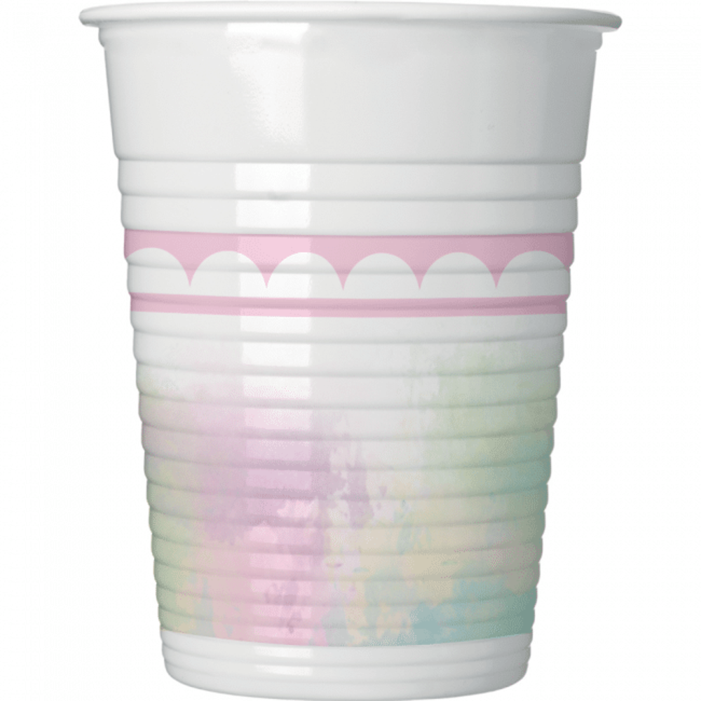 Procos Party Bekers Believe in Unicorns 200ml | 8 stuks