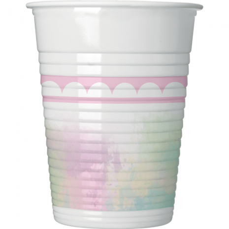 Procos Party Cups Believe in Unicorns 200ml | 8 pieces Procos Party Cups Believe in Unicorns 200ml | 8 pieces