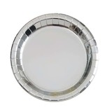 Unique Party Silver Metallic 18cm | 8 pieces Unique Party Silver Metallic 18cm | 8 pieces