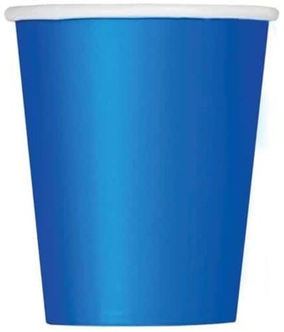 Bekers Royal Blauw 250ml | 8 stuks Bekers Royal Blauw 250ml | 8 stuks