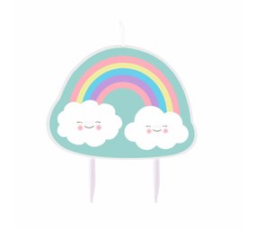 Cake Candle Rainbow & Cloud 8.5x9cm | pro Einheit Cake Candle Rainbow & Cloud 8.5x9cm | pro Einheit