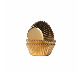 Cupcake Mini Fors Foil Gold | 36 Stücke