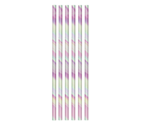 Pailles irisé | 24 pièces