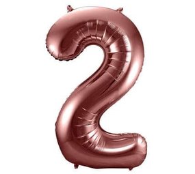 Folat Folie Balloon Number 2 Bronze | 86cm Folat Folie Balloon Number 2 Bronze | 86cm