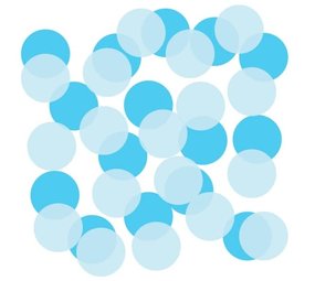 XL confetti The Big Reveal Blue - 22gr