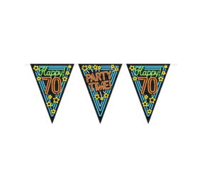 Paper Dreams Slinger 70 jaar Neon | 10mtr Paper Dreams Slinger 70 jaar Neon | 10mtr