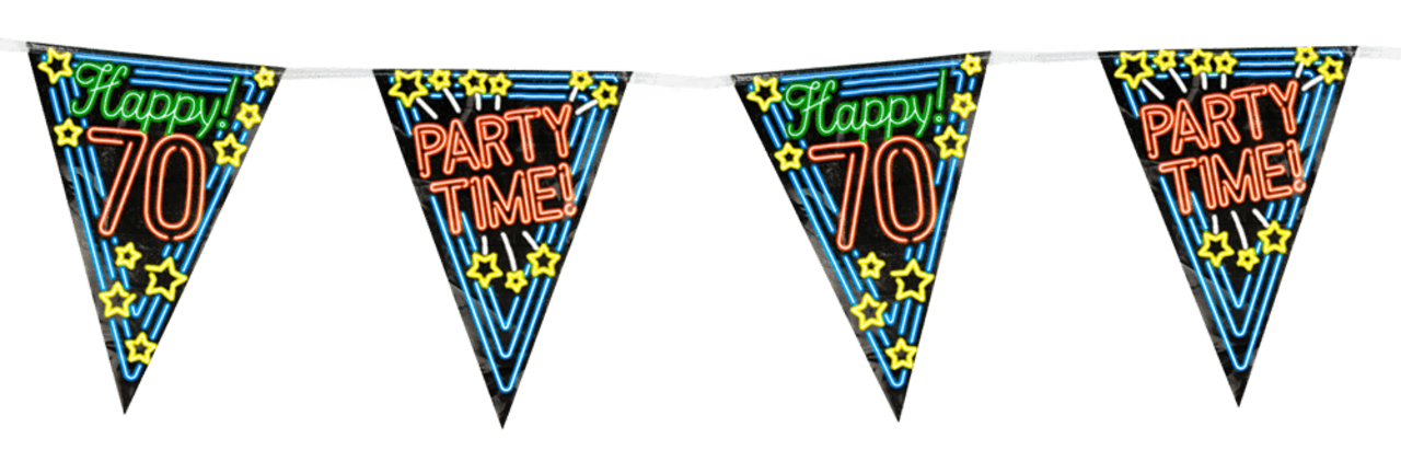 Paper Dreams Slinger 70 jaar Neon | 10mtr