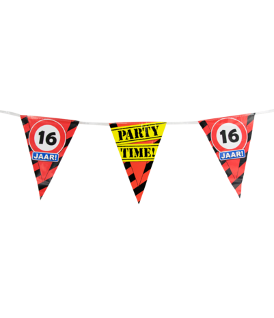 Slinger 16 jaar Verkeersbord | 10mtr Slinger 16 jaar Verkeersbord | 10mtr