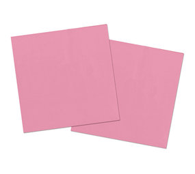 Napkin light pink 33x33cm | 20 pieces Napkin light pink 33x33cm | 20 pieces