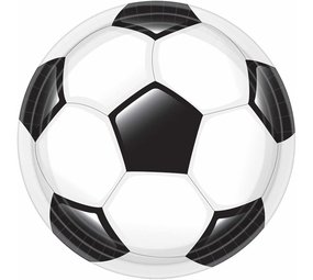 Amscan Voetbal Borden Goal Getter 23cm | 8 stuks