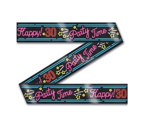 Afzet lint 30 jaar Neon | 12mtr Afzet lint 30 jaar Neon | 12mtr