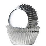Cupcake Mini Fors Foil Silber | 36 Stücke
