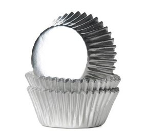 Cupcake Mini Fors Foil Silber | 36 Stücke