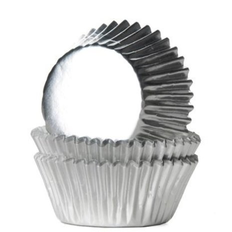 Cupcake Mini Fors Foil Silber | 36 Stücke Cupcake Mini Fors Foil Silber | 36 Stücke