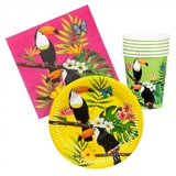 Hawaii-Tabellen Set Table Set 24-teilig | 6 Personen Hawaii-Tabellen Set Table Set 24-teilig | 6 Personen
