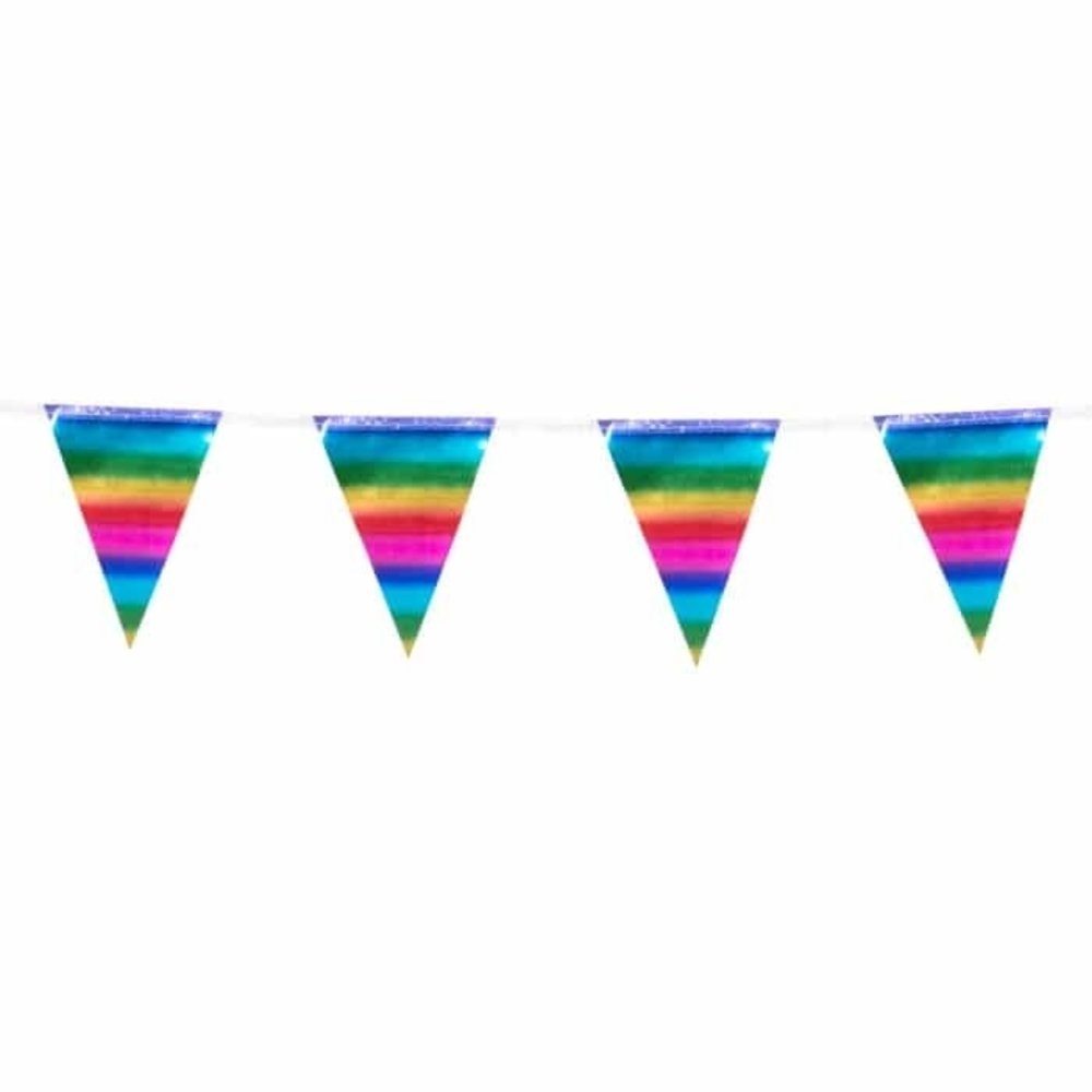 Boland Ligne de drapeau Rainbow Mini métallique | 3m