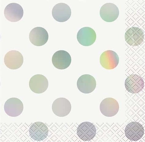 Napkins Iridescent 25x25cm | 16 pieces Napkins Iridescent 25x25cm | 16 pieces