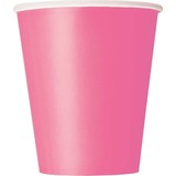 Unique Party Cups Pink 250ml | 8 Stücke Unique Party Cups Pink 250ml | 8 Stücke