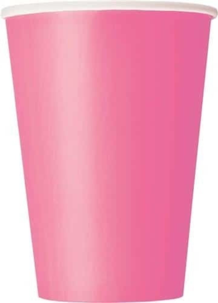 Cups Hot Pink 350ml | 10 pieces Cups Hot Pink 350ml | 10 pieces