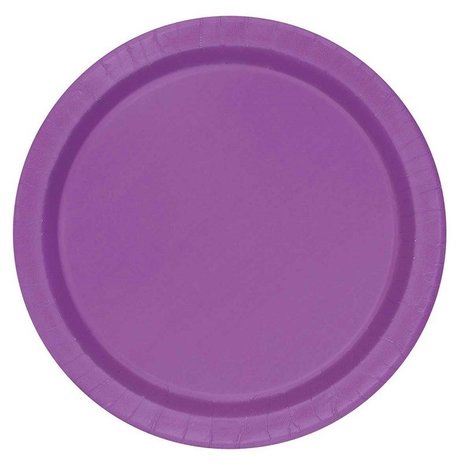 Plaques Proie Violet 23cm | 8 pièces Plaques Proie Violet 23cm | 8 pièces