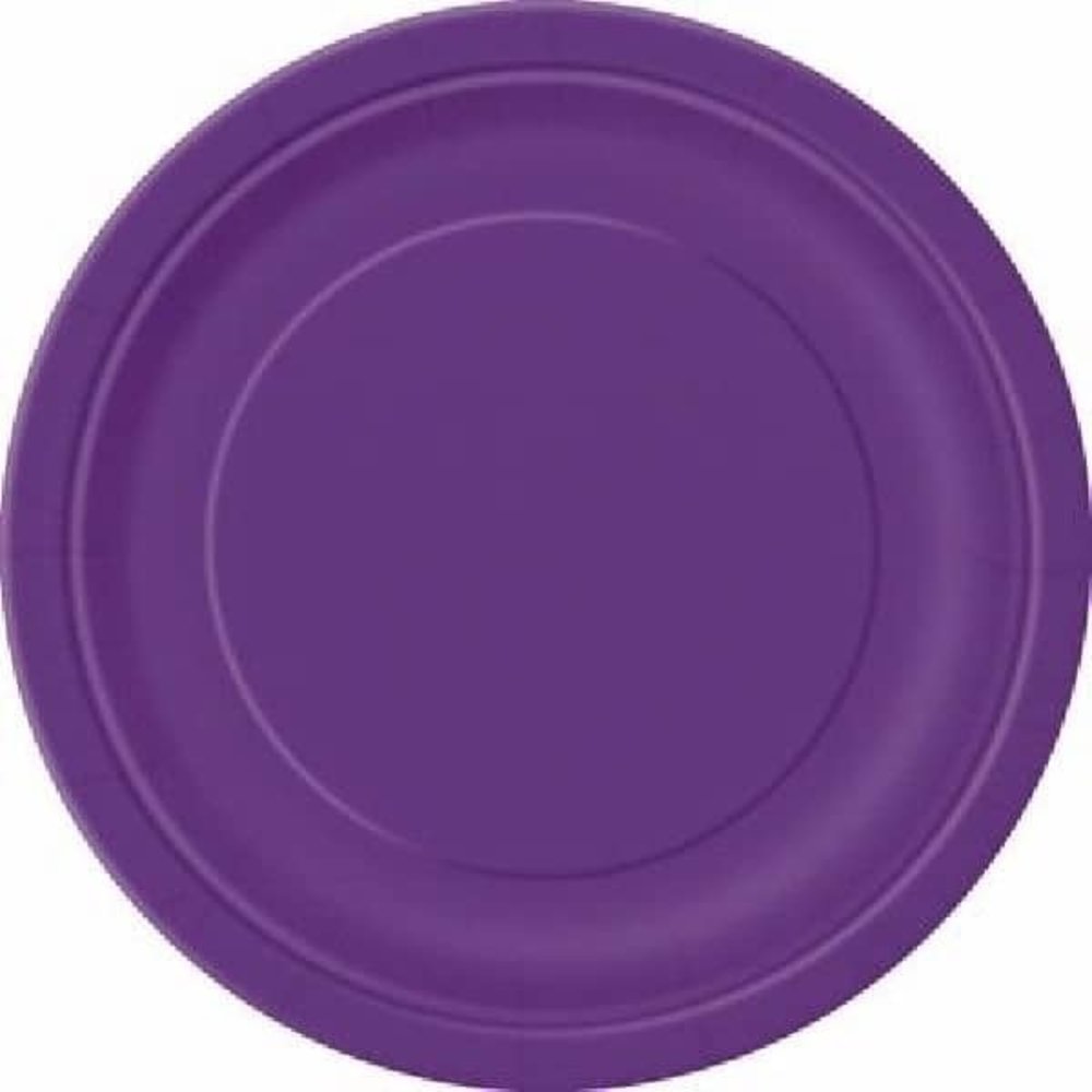 Plates deep purple 18cm | 20 pieces Plates deep purple 18cm | 20 pieces