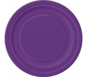 Plates deep purple 18cm | 20 pieces Plates deep purple 18cm | 20 pieces