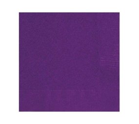 Unique Party Napkins deep purple 25x25cm | 20 pieces Unique Party Napkins deep purple 25x25cm | 20 pieces
