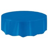 Tablecloth around Royal blue plastic | 213cm Tablecloth around Royal blue plastic | 213cm
