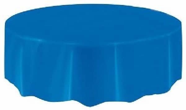 Nappe autour du plastique bleu royal | 213cm