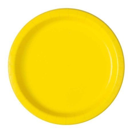 Unique Party Platten Geel 18cm | 20 Teile Unique Party Platten Geel 18cm | 20 Teile