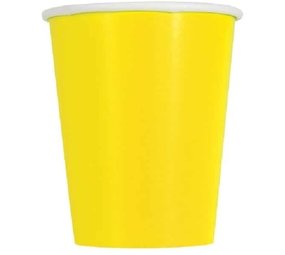 Tasses jaunes 250ml | 14 pièces Tasses jaunes 250ml | 14 pièces