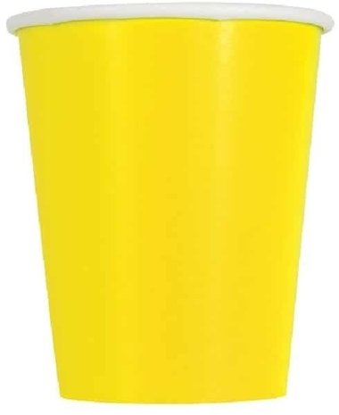 Cups yellow 250ml | 14 pieces Cups yellow 250ml | 14 pieces