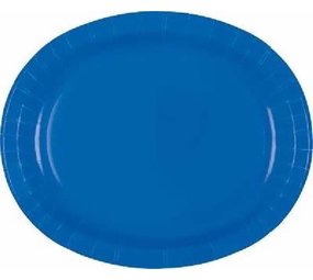 Bol ovale bleu royal 30x25cm | 8 pièces Bol ovale bleu royal 30x25cm | 8 pièces