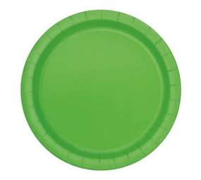 Borden Lime Groen 18cm | 8 stuks Borden Lime Groen 18cm | 8 stuks