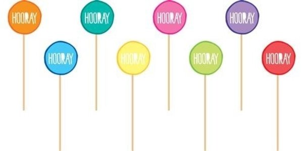 Pickers Couleurs de fête | 8 pièces Pickers Couleurs de fête | 8 pièces