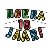 Letterlinger hooray 16 ans néon | 5mtr Letterlinger hooray 16 ans néon | 5mtr