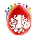 Paper Dreams Ballonnen 1 jaar party 30cm | 8 stuks Paper Dreams Ballonnen 1 jaar party 30cm | 8 stuks