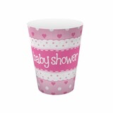 Beker Baby Shower Pink | 8 stuks Beker Baby Shower Pink | 8 stuks