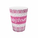 Tasse Babyparty Rosa | 8 Stück