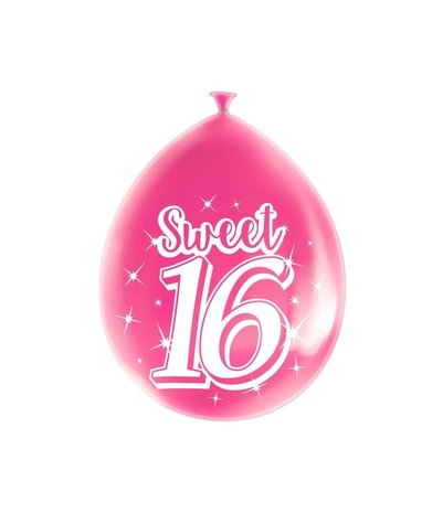 Ballons Sweet 16 ans Parti 30cm | 8 pièces Ballons Sweet 16 ans Parti 30cm | 8 pièces