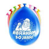 Luftballons 50 Jahre Abraham Party 30 cm | 8 Stücke