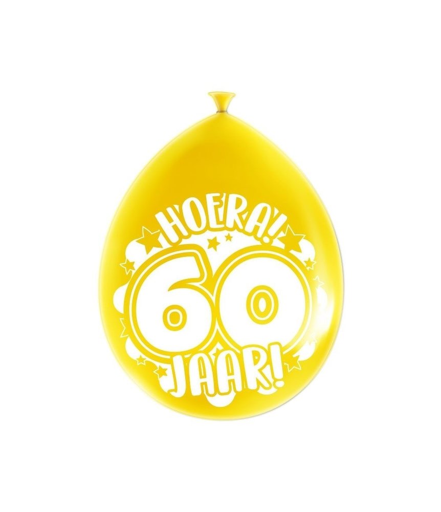 Luftballons 60 Jahre Party 30 cm | 8 Stücke Luftballons 60 Jahre Party 30 cm | 8 Stücke