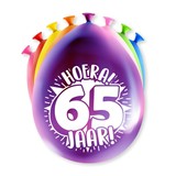 Paper Dreams Ballonnen 65 jaar party 30cm | 8 stuks Paper Dreams Ballonnen 65 jaar party 30cm | 8 stuks